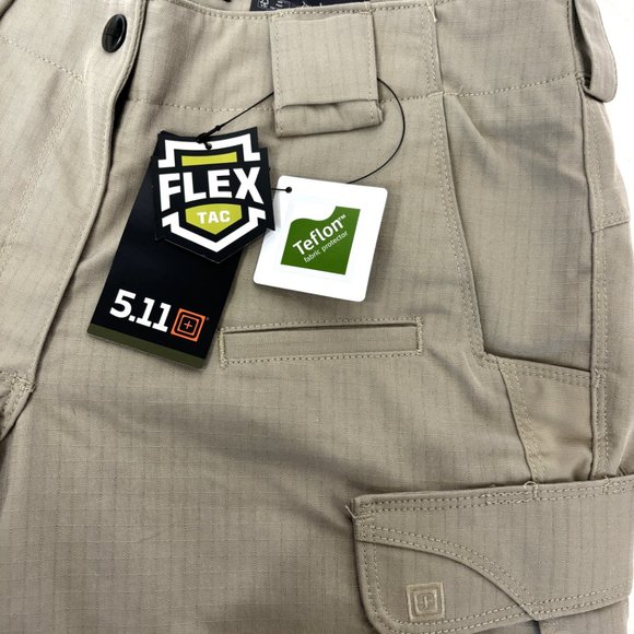 5.11 Tactical Khaki Stryke Covert Cargo Capris Womens Size 10L NWT - Picture 3 of 15